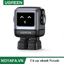 Ugreen 15570 Củ sạc nhanh Nexode Robot 65W 3 cổng 2C1A  cao cấp (US)