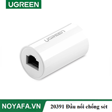 UGREEN 20391 Đầu nối Ethernet RJ45 chống sét màu trắng chính hãng