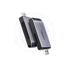 Ugreen 50541, Đầu đọc thẻ USB 3.0 hỗ trợ SD/TF/CF/MS chính hãng cao cấp