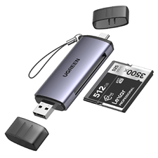 Ugreen 50906, Đầu Đọc Thẻ SD/TF Chuẩn USB Type-C Và USB 3.0